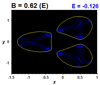 Wave function B=0.62,E(35)=-0.12629 (bze E)